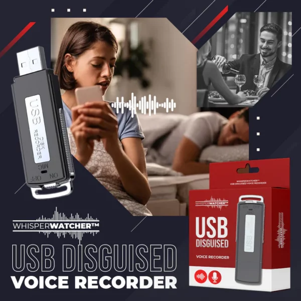 WhisperWatcher™ USB Disguised Voice Recorder - Image 3