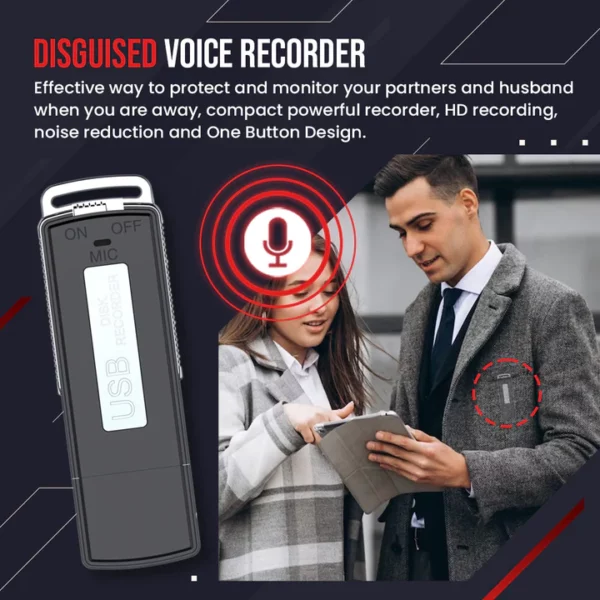 WhisperWatcher™ USB Disguised Voice Recorder - Image 4