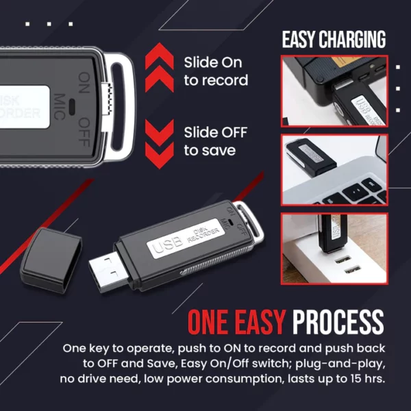 WhisperWatcher™ USB Disguised Voice Recorder - Image 8