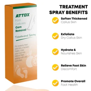 ATTDX FootCalluses CornRemoval Treatment Spray