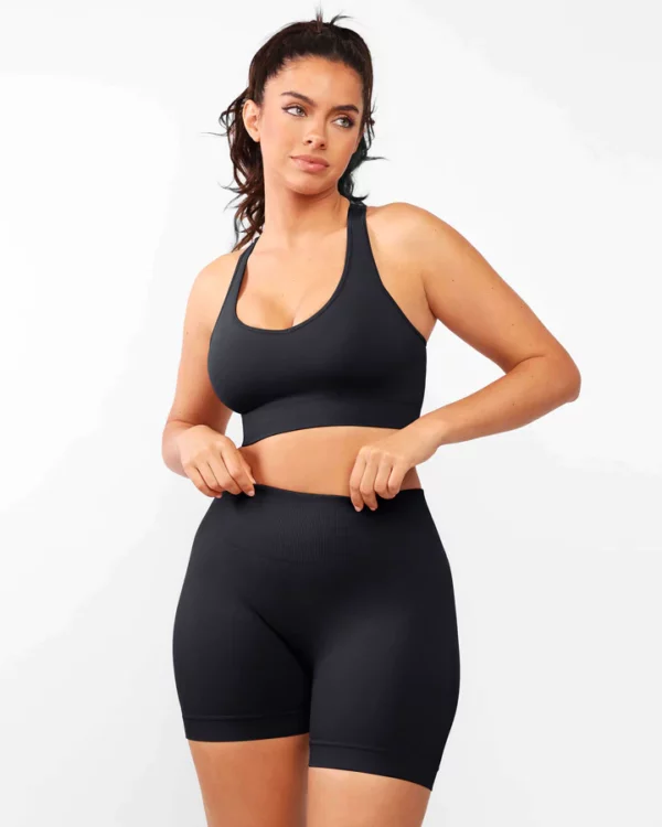 AirWear Sports Bra & Bike Shorts Set