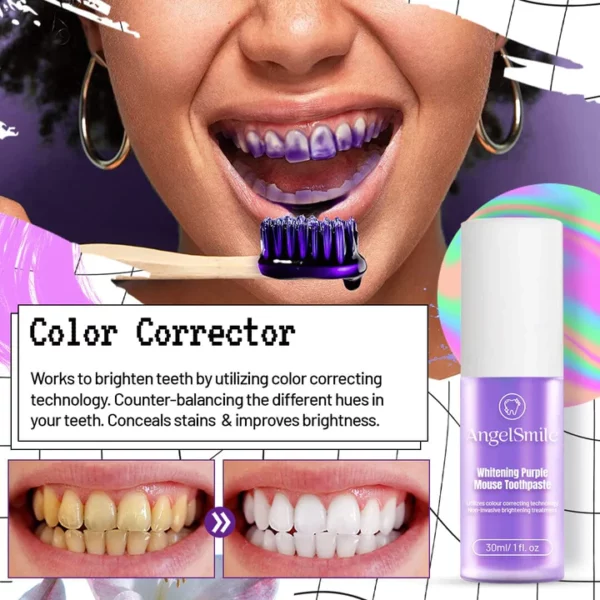 Whitening Purple Mousse Toothpaste - Image 2