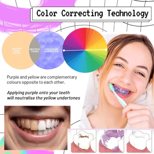 Whitening Purple Mousse Toothpaste - Image 3