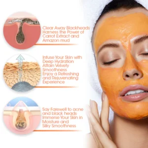 Biancat™ CarrotCleanse Pore Clarifying Foam Mask