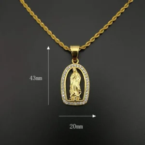 Cross Gold-Plated Faith Blessing Necklace