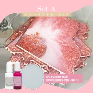 CrystalArt™ Resin Coaster DIY Set