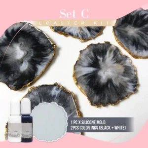 CrystalArt™ Resin Coaster DIY Set