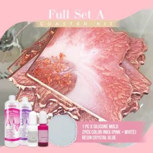 CrystalArt™ Resin Coaster DIY Set