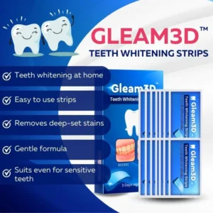 Gleam3D™ Teeth Whitening Strips