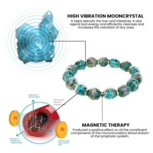 HIGH VIBRATIOH MOON CRYSTAL HEALING BRACELET