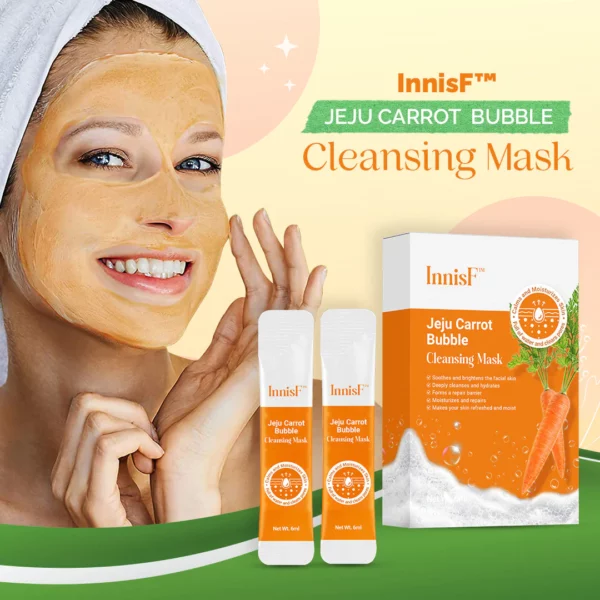 InnisF™Jeju Carrot Bubble Cleansing Mask