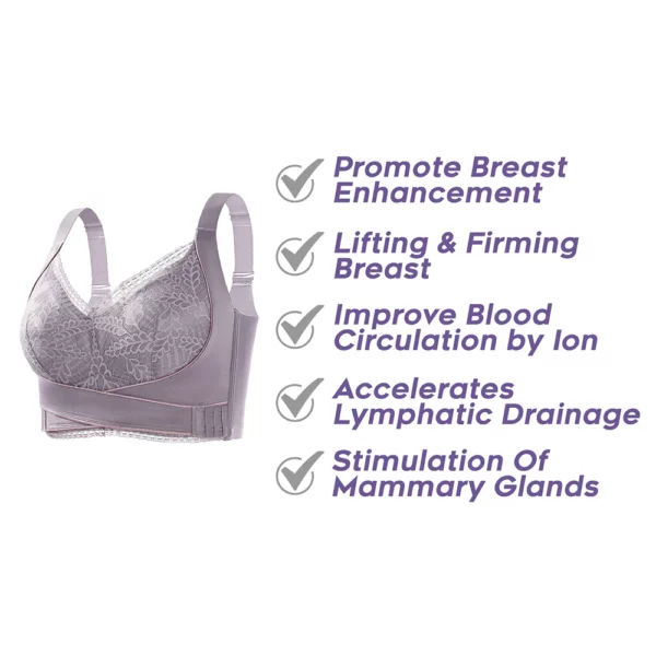 LUCKYSONG™ EleganzaCurve Tourmaline Fiber Recontour Bra