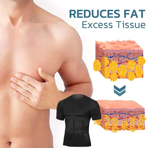 MANShape™ ion slimming and shaping undershirt