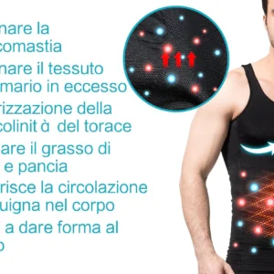 MANSottile Gilet a Compressione Modellante