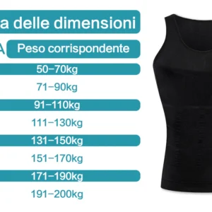 MANSottile Gilet a Compressione Modellante