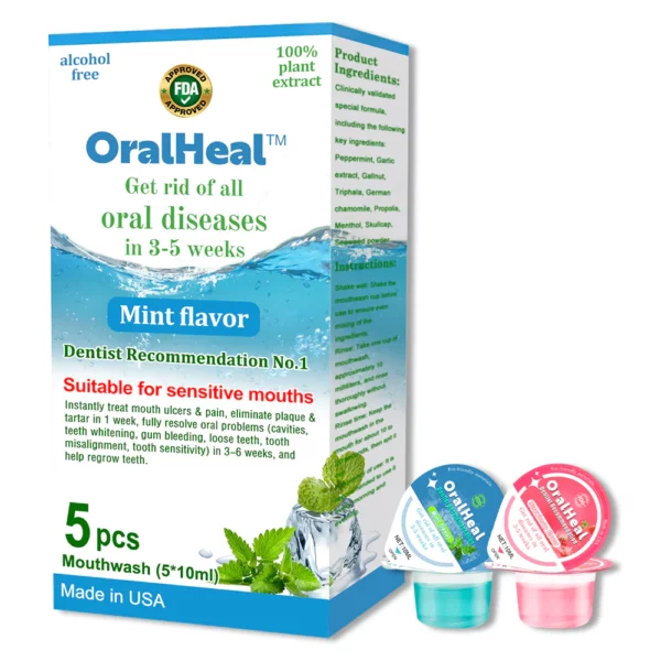 OralHeal™ Jelly Cup Mouthwash Restoring teeth and mouth to health - Image 7