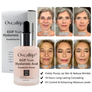 Oveallgo™ EGF Nude Hyaluronic Acid Foundation Serum