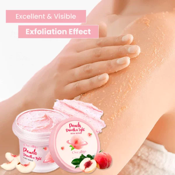 Oveallgo™ Peach PURI Exfoliating Smooth Body Scrub - Image 2