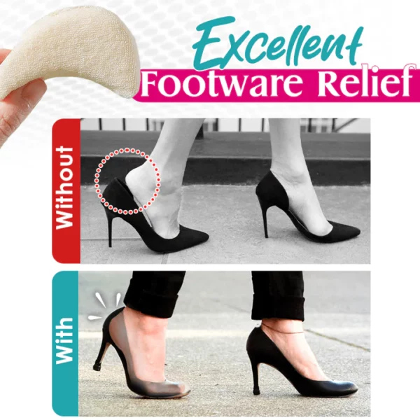 Pain-Relieving Forefoot Shoe Insert Pads - Image 2