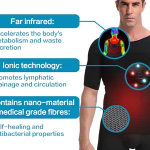 Rubytor™ ion slimming and shaping undershirt