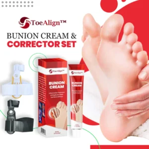 ToeAlign™ Bunion Cream & Corrector Set