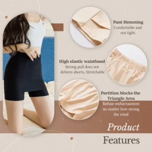 VSecret Double-Layer Front Crotch Shaping Shorts