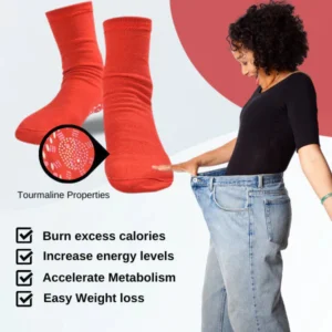 AFIZTM Tourmaline Lymphvity Slimming Health Sock