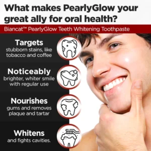 Biancat™ PearlyGlow Teeth Whitening Toothpaste