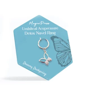 GleamGems™ MagnePress Umbilical Acupressure Detox Navel Ring