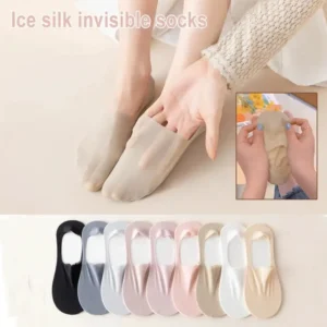 Ice silk invisible socks