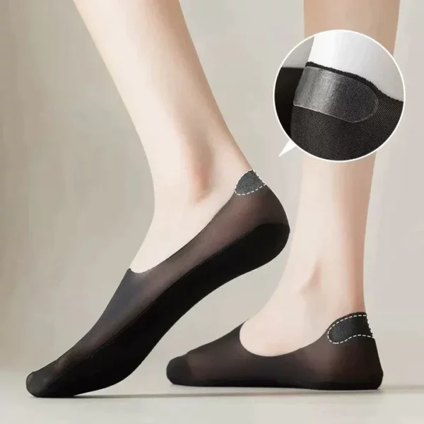 Ice silk invisible socks