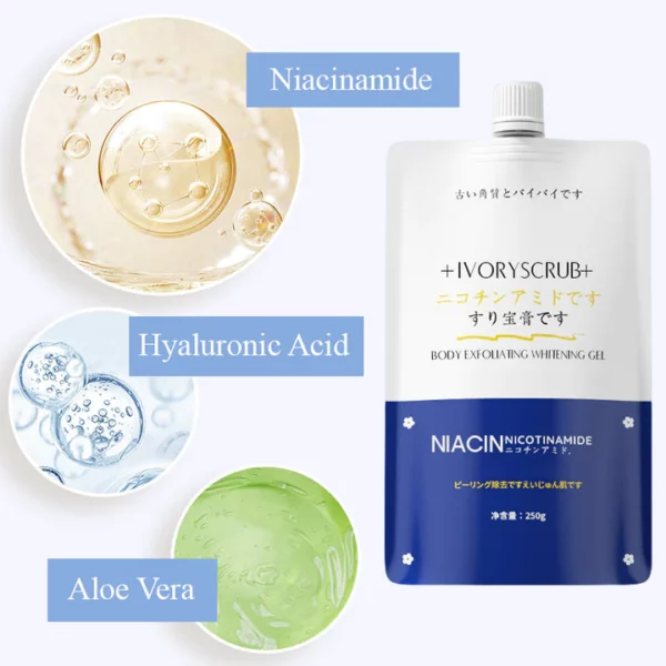 Instant Whitening Body Exfoliating Nicotinamide Gel