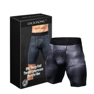 LUCKYSONG™ IONIC Energy Field Therapy Compression Shorts