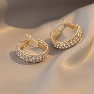 Lovefinity™ Lymphatic activity hoop earrings