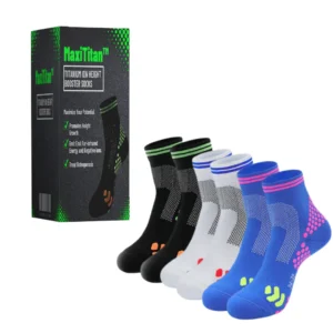 MaxiTitan™ Titanium Ion Height Booster Socks