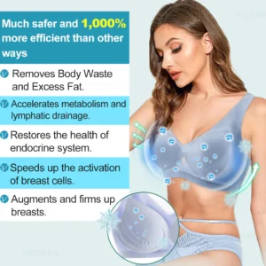 PISPARA™ Ice Silk Ion Lymphvity Detoxification and Shaping & Powerful Lifting Bra