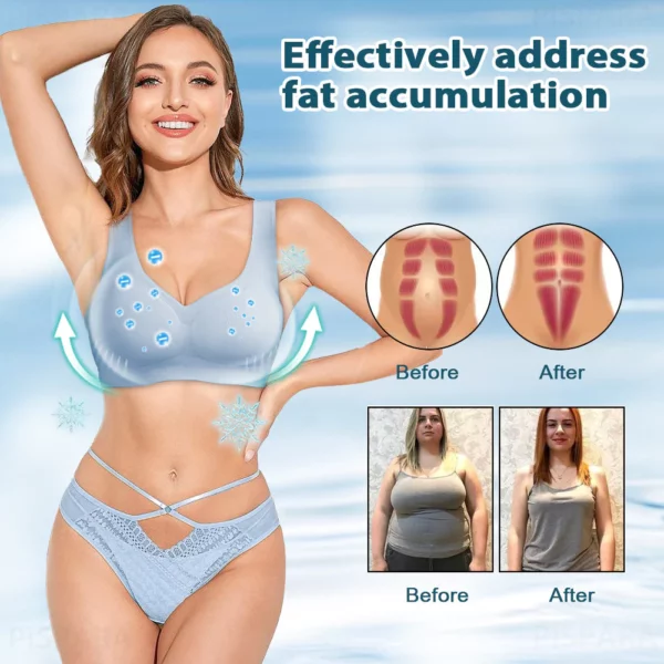 PISPARA™ Ice Silk Ion Lymphvity Detoxification and Shaping & Powerful Lifting Bra