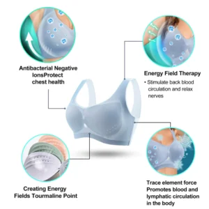 PISPARA™ Ice Silk Ion Lymphvity Detoxification and Shaping & Powerful Lifting Bra