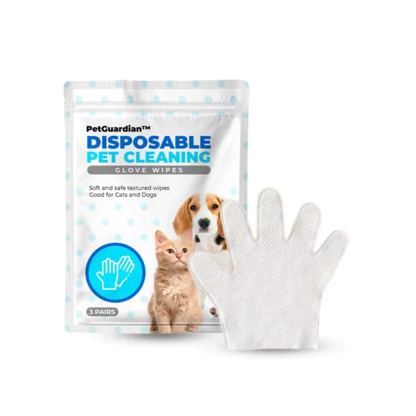 PetGuardian™ Disposable Pet Cleaning Glove Wipes