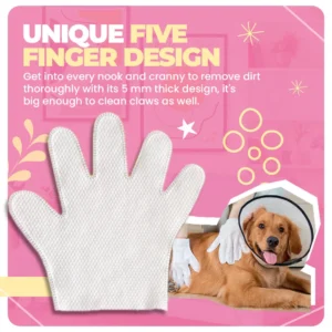 PetGuardian™ Disposable Pet Cleaning Glove Wipes