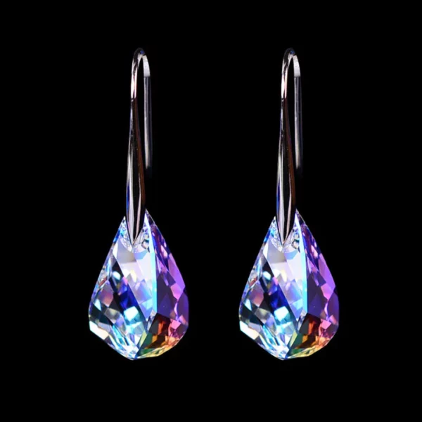 Quartz Stone Lymphatic Magnetic Therapy Earrings