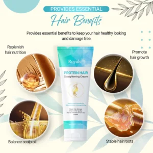 Royals™ Protein Hair Straightening Cream