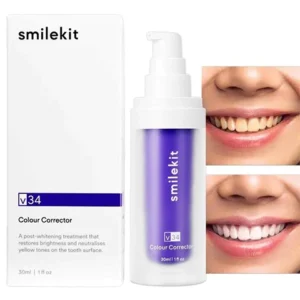 SMILEKITTM New V34 Series Toothpaste Purple Color Corrector