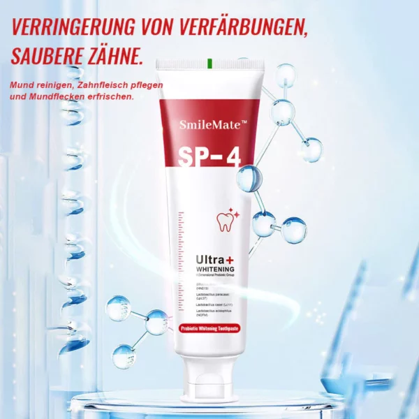 SmileMate™ SP-4TM Probiotische Whitening-Zahnpasta