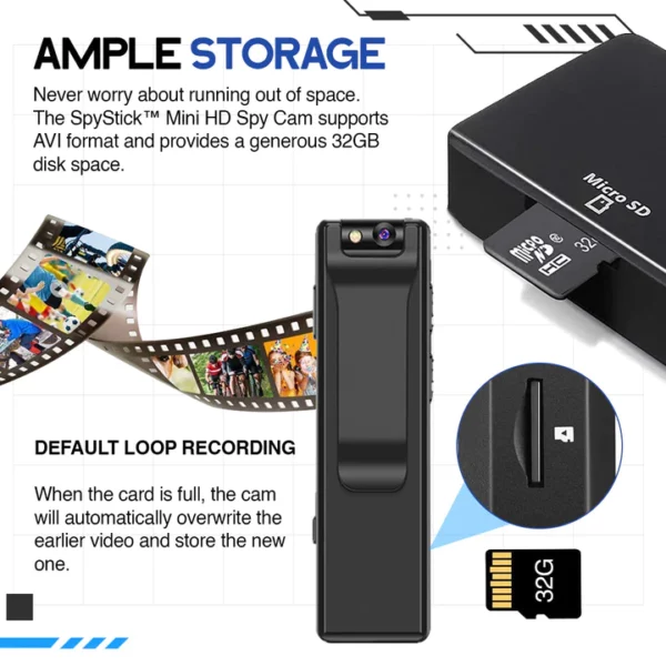 SpyStick™️ Mini HD Spy Cam