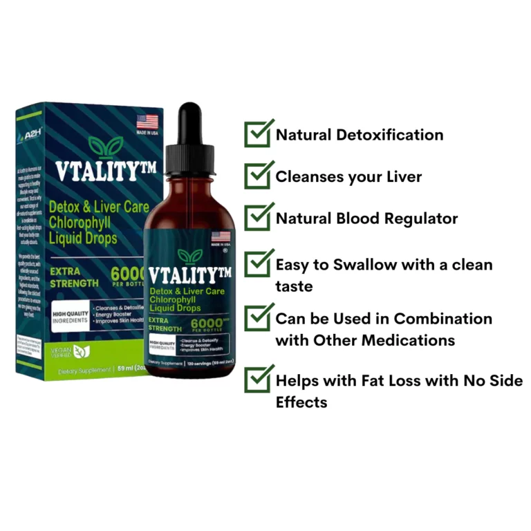 VTALITY™ Detox & Liver Care Chlorophyll Liquid Drops