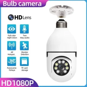 Wireless Wifi Light Bulb Camera Security Camera