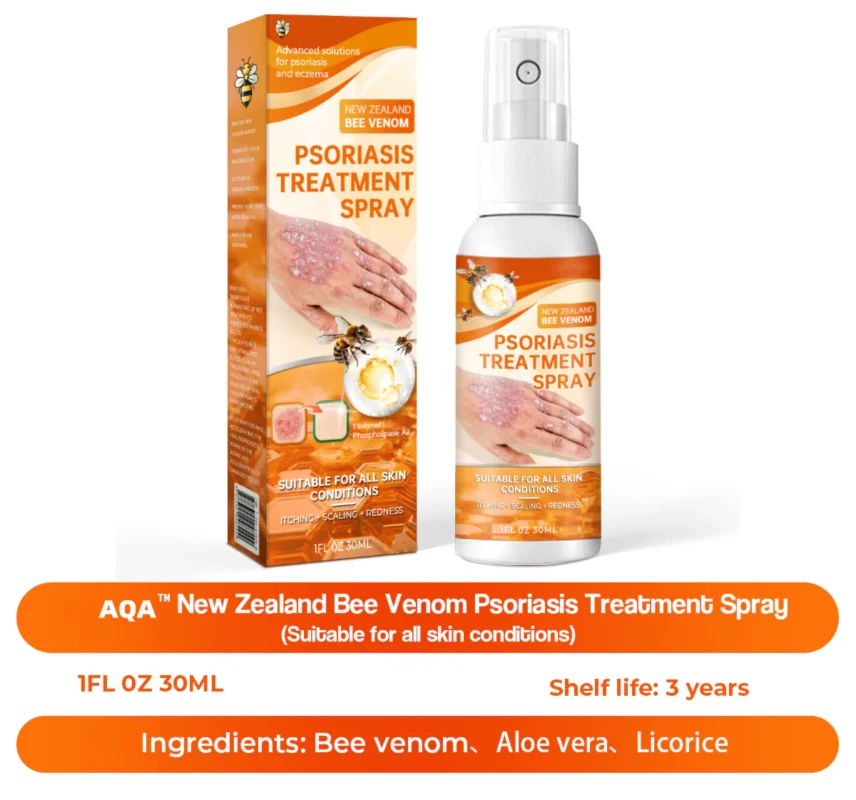 AQA™ New Zealand Bee Venom Psoriasis Treatment Spray