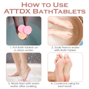 ATTDX FootHealing EssentialOil BathTablets