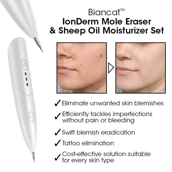 Biancat™ IonDerm Mole Eraser & Sheep Oil Moisturizer Set - Image 2